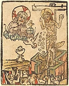 Allegory of the Eucharist by German 15th Century