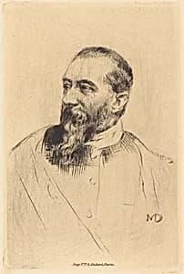 Alphonse Karr by Marcellin-Gilbert Desboutin