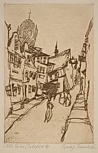 Alte Gasse (Old Alleyway) by Franz Gaudeck