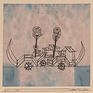 Alter Dampfer (Old Steamboat) by Paul Klee