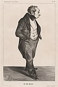 Amiral de Rigny by Honoré Daumier