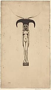 An Egyptian Mirror by David Young Cameron