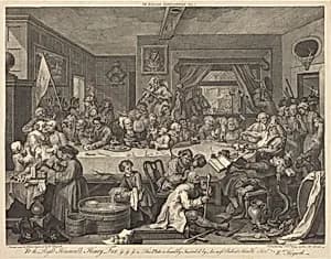 An Election Entertainment by William Hogarth