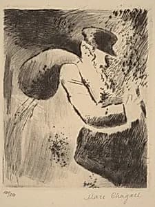 An Old Jew by Marc Chagall