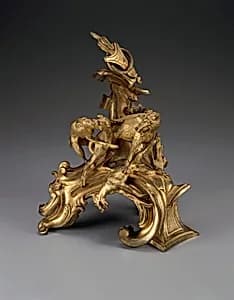 Andiron (feu or chenet) by Attributed to Jacques Caffiéri