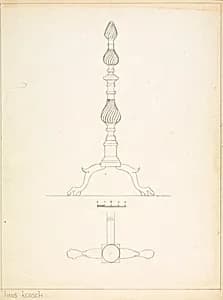 Andiron by Hans Korsch