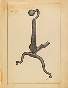 Andiron by Salvatore Borrazzo