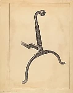 Andiron by Helen Blumenstiel