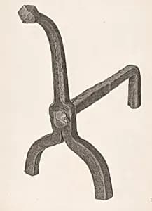 Andiron (one of pair) by Jack Staloff