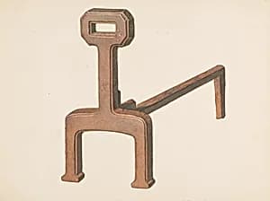 Andiron or Fire Dog by Carl Buergerniss