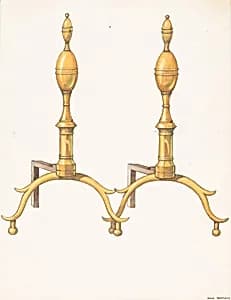Andirons by Dana Bartlett