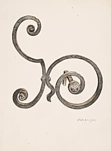 Andirons by Ethel Dougan