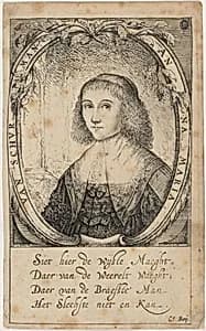 Anna Maria van Schurman by Paulus Lesire