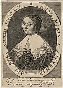 Anna Maria van Schurman by after Anna Maria van Schurman