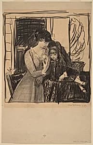 Anne and Her Mother by George Bellows