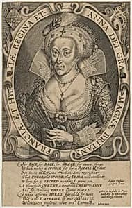 Anne of Denmark by Simon de Passe