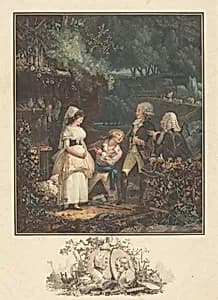 Annette et Lubin by Philibert-Louis Debucourt