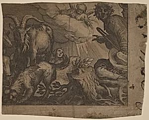 Annunciation to the Shepherds by Probably Netherlandish 17th Century