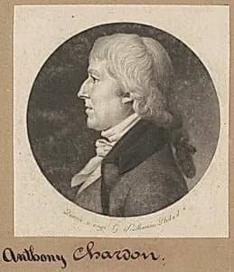 Anthony Chardon by Charles B. J. Févret de Saint-Mémin