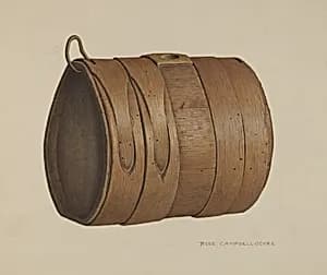 Antique Liquor Keg by Rose Campbell-Gerke