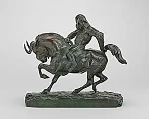 Ape Riding a Gnu by Antoine-Louis Barye
