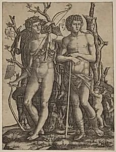 Portrait of Marcantonio Raimondi after Francesco Francia