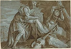 Apollo and Marsyas by Attributed to Veronese