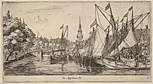 Appelmarkt (De Appelmarckt) by Reinier Nooms, called Zeeman