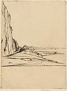 Appin Rocks by David Young Cameron