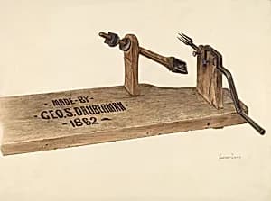 Apple Peeler by H. Langden Brown and Milton Bevier