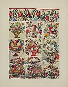 Applique Quilt (Friendship Quilt) by Verna Tallman