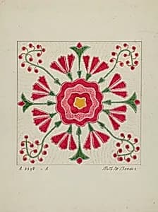 Applique Quilt by Ruth M. Barnes