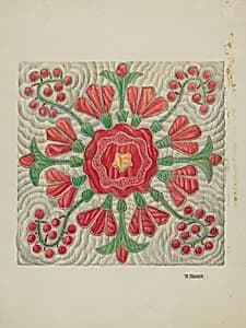 Applique Quilt by Ruth Buker