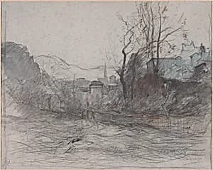 Approaching Morestal by François-Auguste Ravier