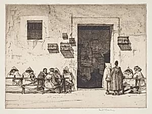 Arab Coffee House, Tangiers by Louis Conrad Rosenberg