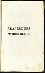 Arabesques Mythologiques by Comtesse Stéphanie Félicité de Genlis (designer), Antoine Joseph Gaitte (engraver)