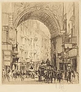 Arc St. Carlo, Naples by William Walcot