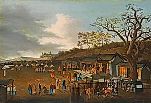 Archery Contest by Chinese Qing Dynasty