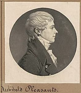 Archibald Pleasants, Jr. by Charles B. J. Févret de Saint-Mémin