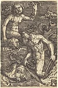 Arion and Nereide by Albrecht Altdorfer