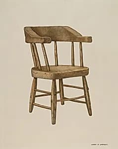 Armchair by Harry Mann Waddell