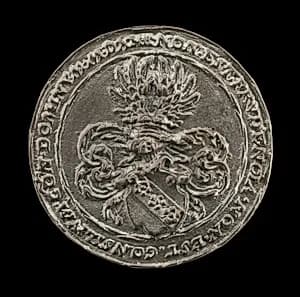 Arms and Inscription [reverse] by German 16th Century