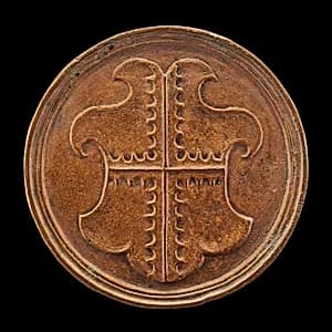 Arms of Gaudagni [reverse] by French or Italian 16th Century