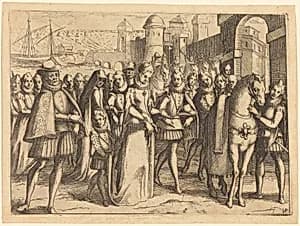 Arrival at Valencia by Jacques Callot