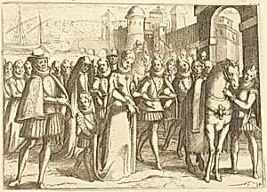 Arrival at Valencia by Jacques Callot