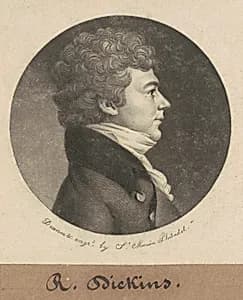Asbury Dickins by Charles B. J. Févret de Saint-Mémin