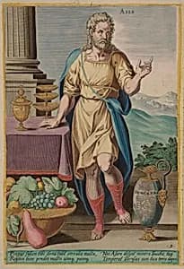 Aser by Jan Sadeler I after Crispen van den Broecke