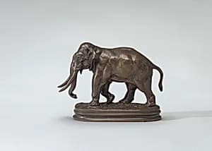 Asian Elephant Walking by Antoine-Louis Barye