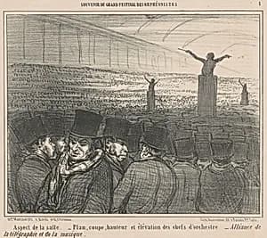 Aspect de la salle by Honoré Daumier