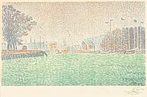 At Flushing (A Flessingue) by Paul Signac